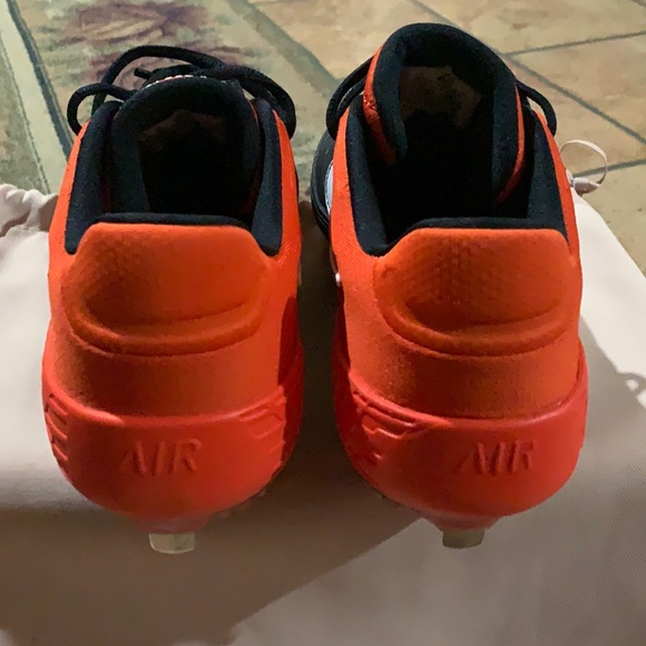 Nike Alpha Elite 2 Pro Baseball Cleat Orange/Black - Picture 3 of 12